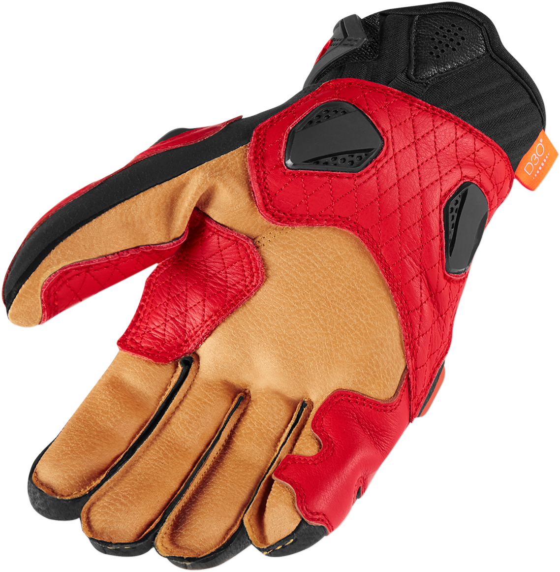 ICON Hypersport™ Short Gloves - Red - Small 3301-3545