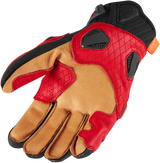 ICON Hypersport™ Short Gloves - Red - Small 3301-3545