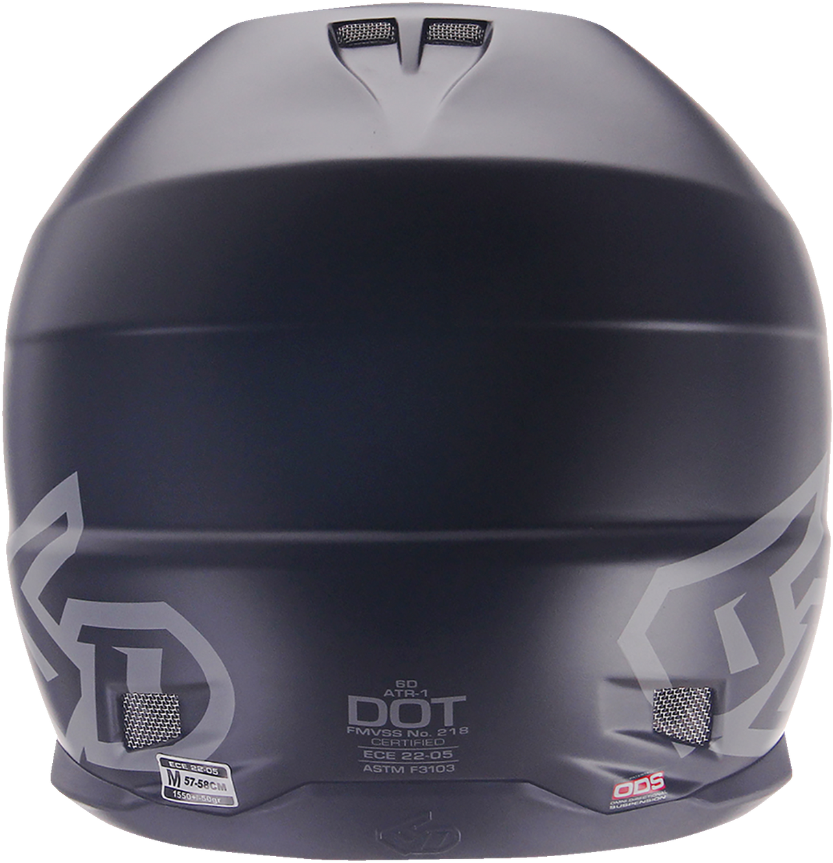 6D ATR-1 Motorcycle Helmet - Matte Black - XL 10-3708