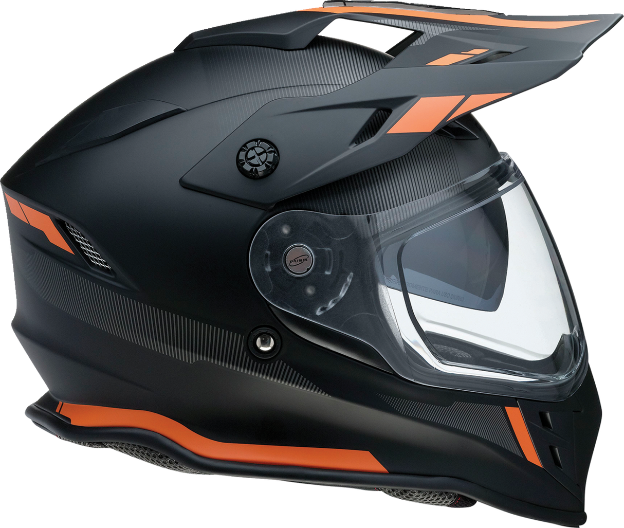 Z1R Range Motorcycle Helmet - Uptake - Black/Orange - Small 0140-0115