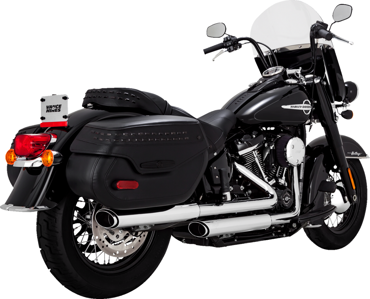 VANCE & HINES 3" Twin Slash Slip-On Muffler - Chrome 16379