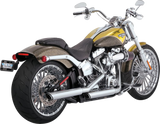 VANCE & HINES 3" Twin Slash Slip-On Muffler - Chrome 16335