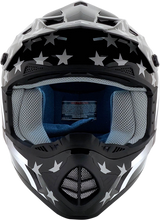 AFX FX-17 Motorcycle Helmet - Flag - Stealth - Large 0110-2365