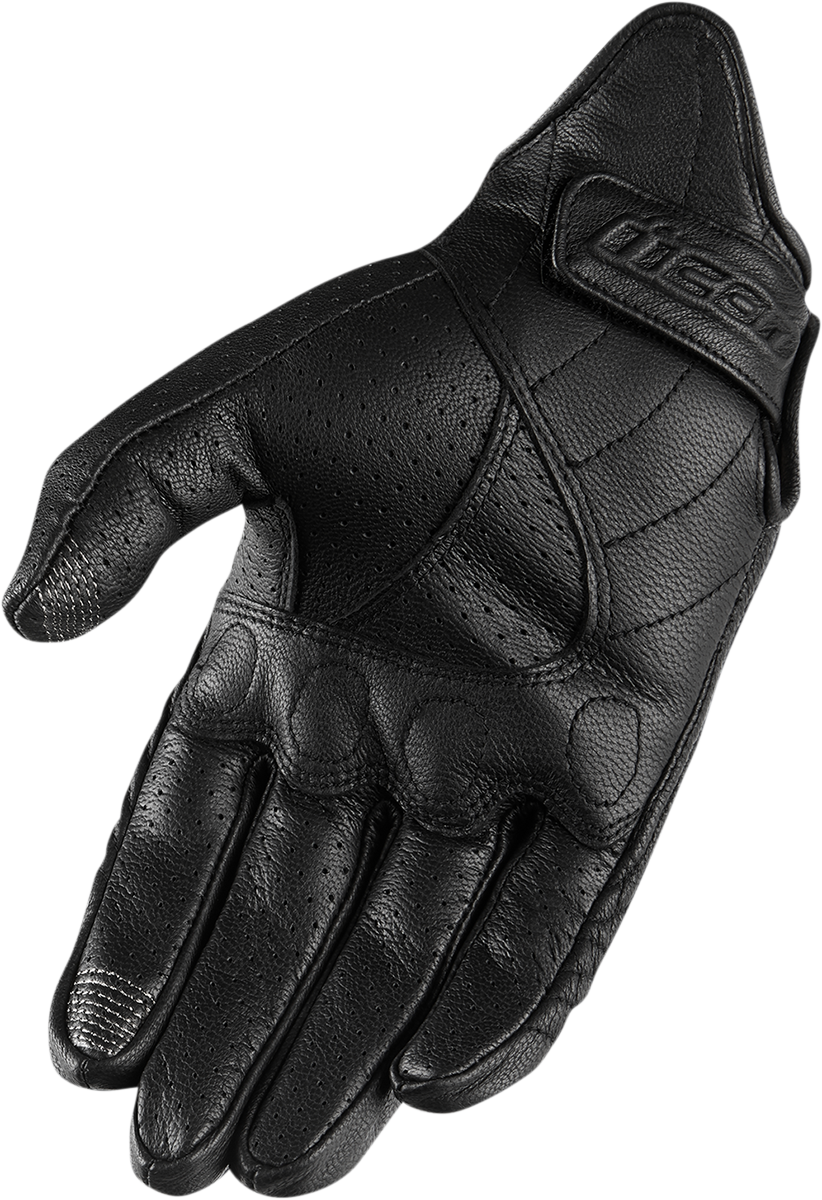 ICON Women's Pursuit Classic™ Perforated Gloves - Black - XS 3302-0799