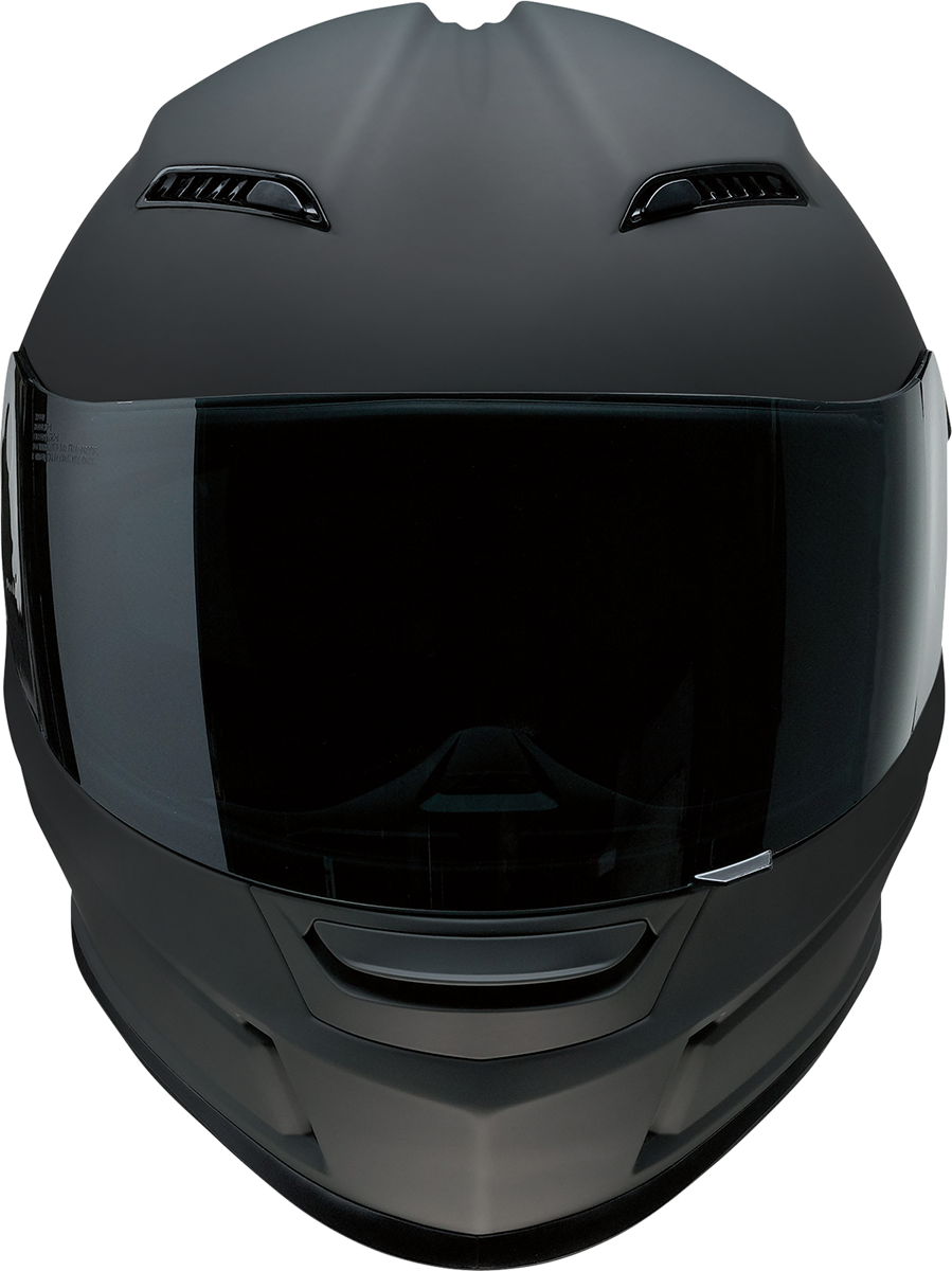 Z1R Jackal Motorcycle Helmet - Flat Black - Smoke - Large 0101-13995