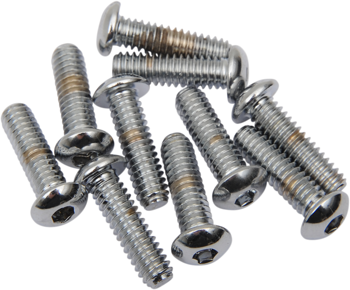 DRAG SPECIALTIES Bolts - Button-Head - 1/4"-20 x 3/4" MPB266