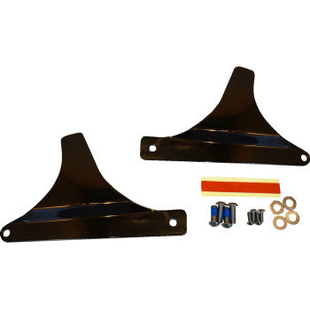 DRAG SPECIALTIES Side Plates - Black 1504-0114