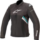 ALPINESTARS Women Stella T-GP Plus R v3 Air Jacket - Black/White/Teal - 2XL 331062012702X