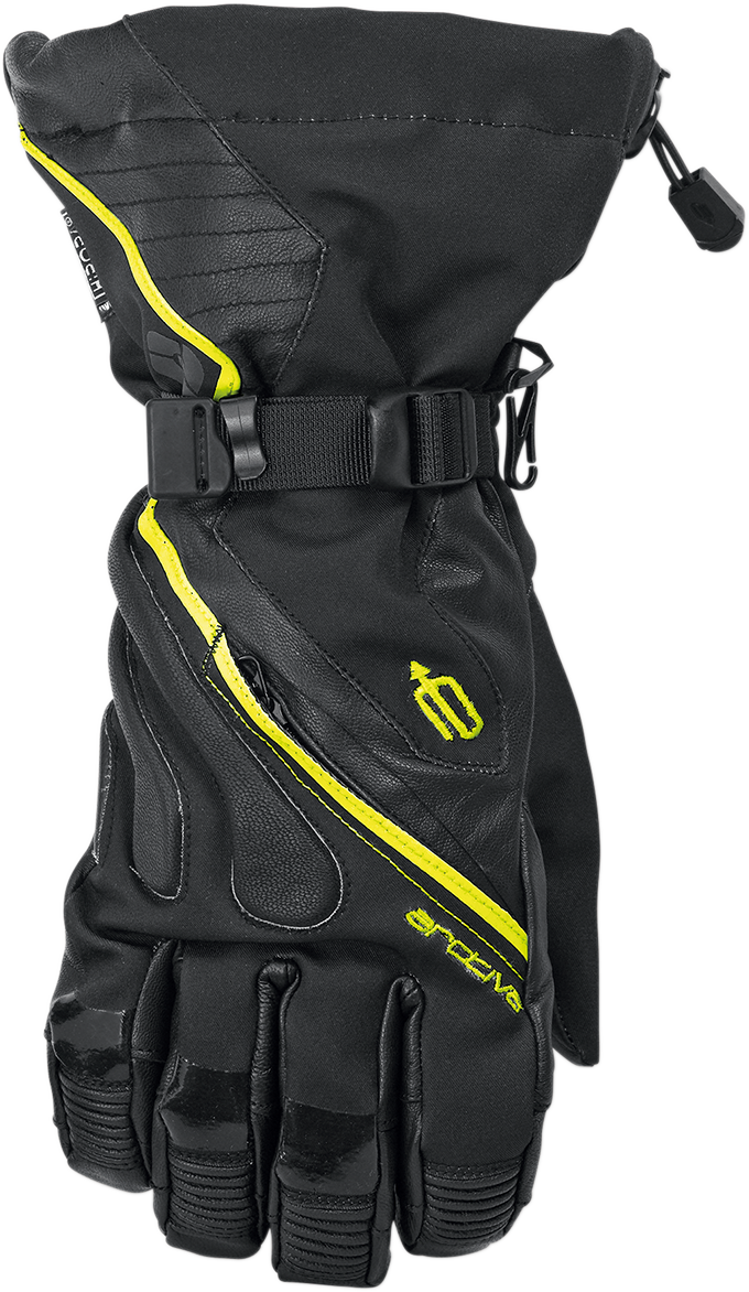 ARCTIVA Meridian Gloves - Black/Hi-Vis Yellow - 3XL 3340-1211