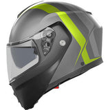 AGV Streetmodular Motorcycle Helmet - Resia - Matte Gray/Black/Yellow Fluo - XL 2118296002007XL