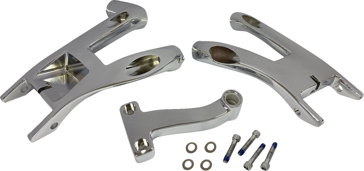 DRAG SPECIALTIES Rider Floorboard Mount - Chrome P17-0436C