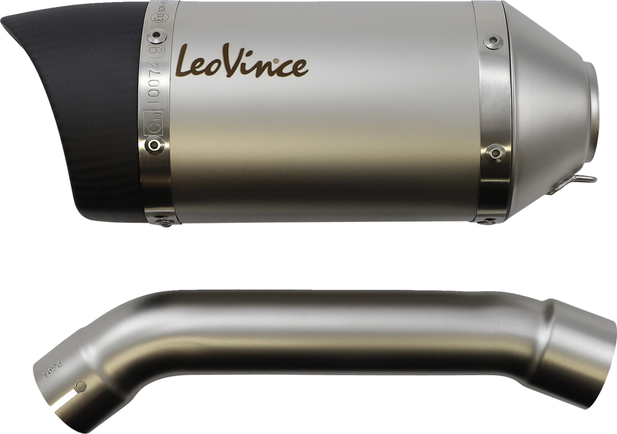 LEOVINCE LV Pro Slip-On Muffler - Stainless Steel 14395E