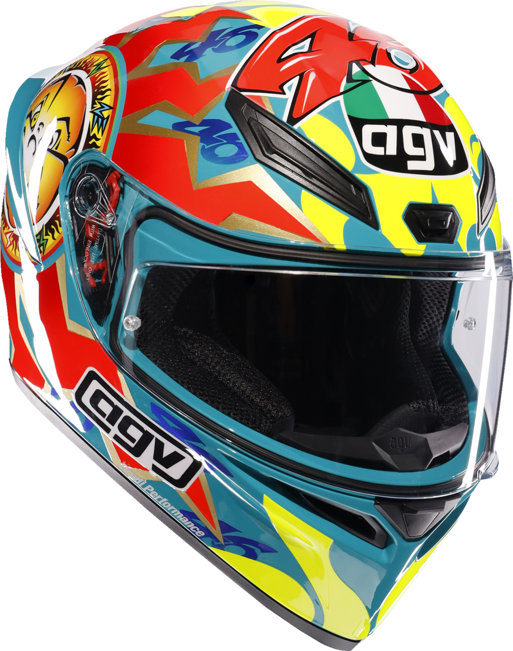 AGV K1 S Motorcycle Helmet - Rossi Mugello 1999 - Small 2118394003-041-S