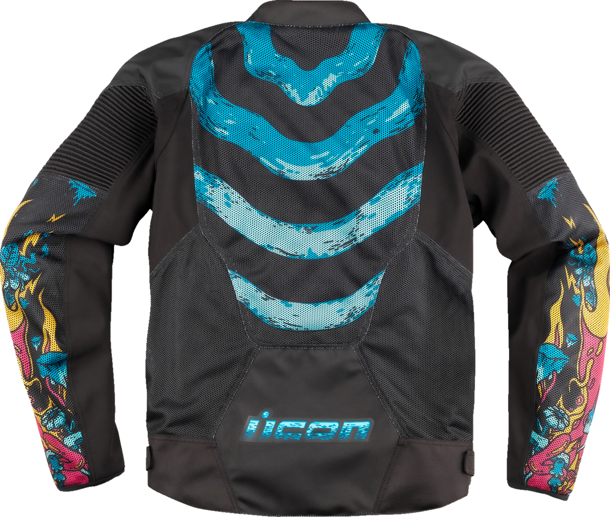 ICON Overlord3 Mesh Munchies™ Jacket - Teal - 3XL 2820-6729