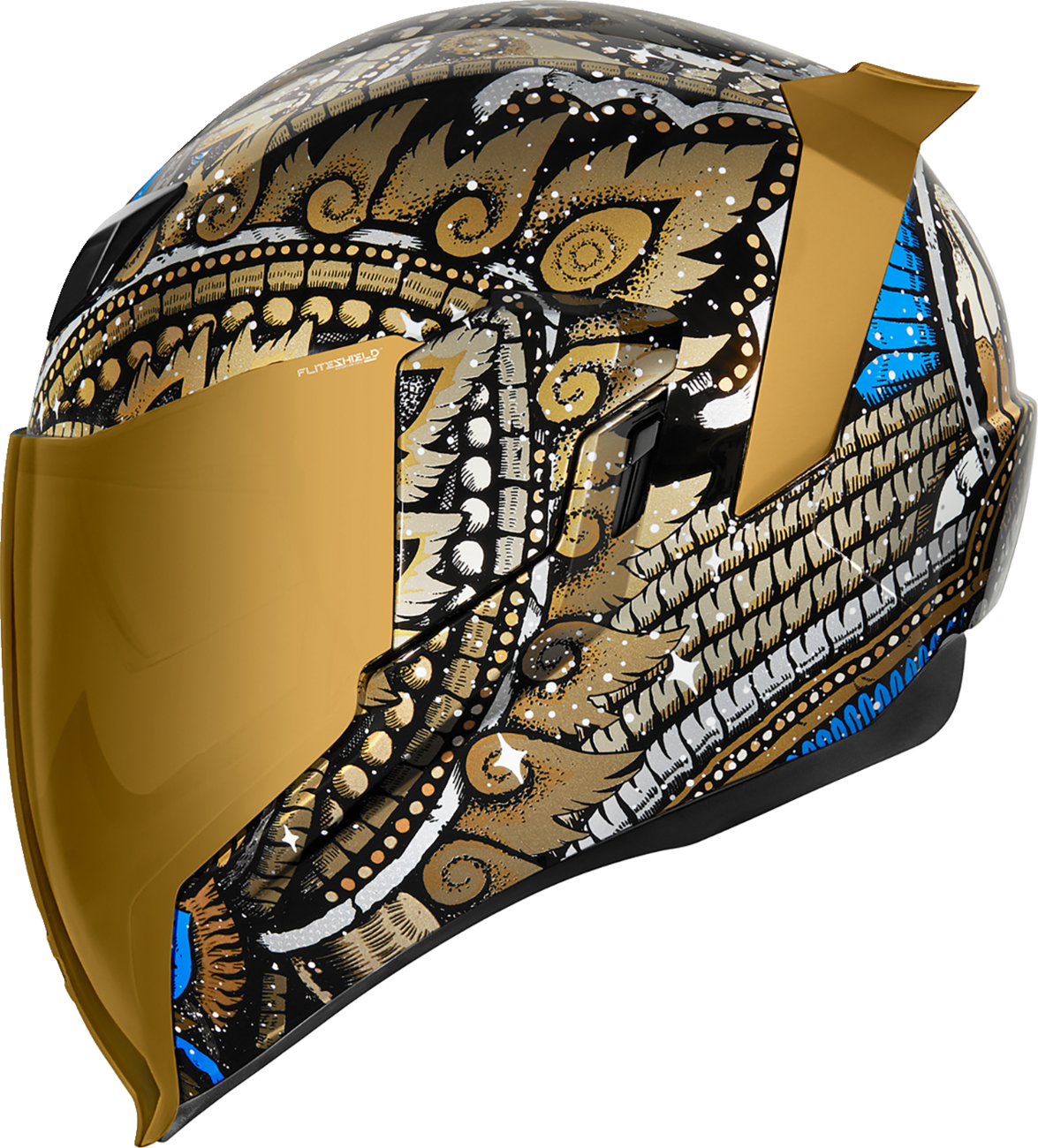 ICON Airflite™ Motorcycle Helmet - DayTripper - Gold - XS 0101-14699