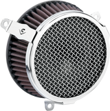 COBRA Air Filter - Plain - Chrome 606-0102-03-SB