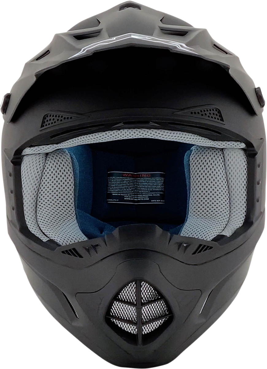 AFX FX-17Y Motorcycle Helmet - Matte Black - Medium 0111-0546