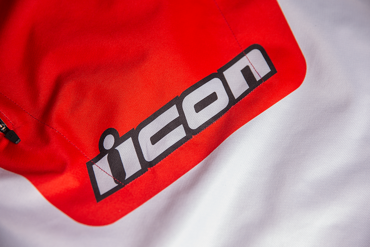 ICON Airform Retro Jacket - Red - Small 2820-5521