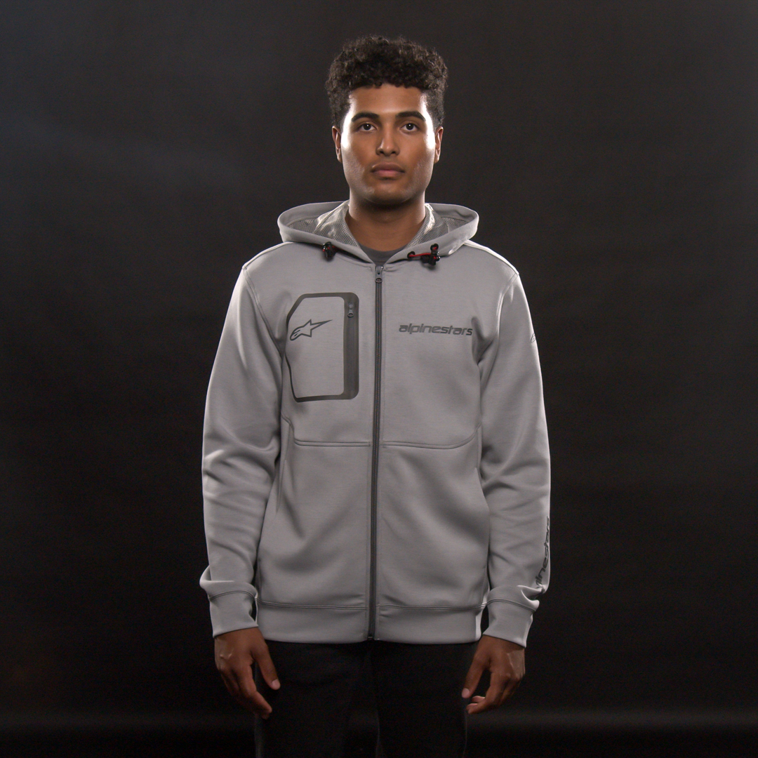 ALPINESTARS Convex Tech Hoodie - Heather Gray - XL 1212530201026XL