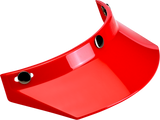 BILTWELL Moto 3-Snap Visor - Red 2002-563