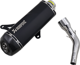 AKRAPOVIC Muffler - Black - Stainless Steel - GTS/GTV S-VE3SO9-HRSSBL 1811-3941