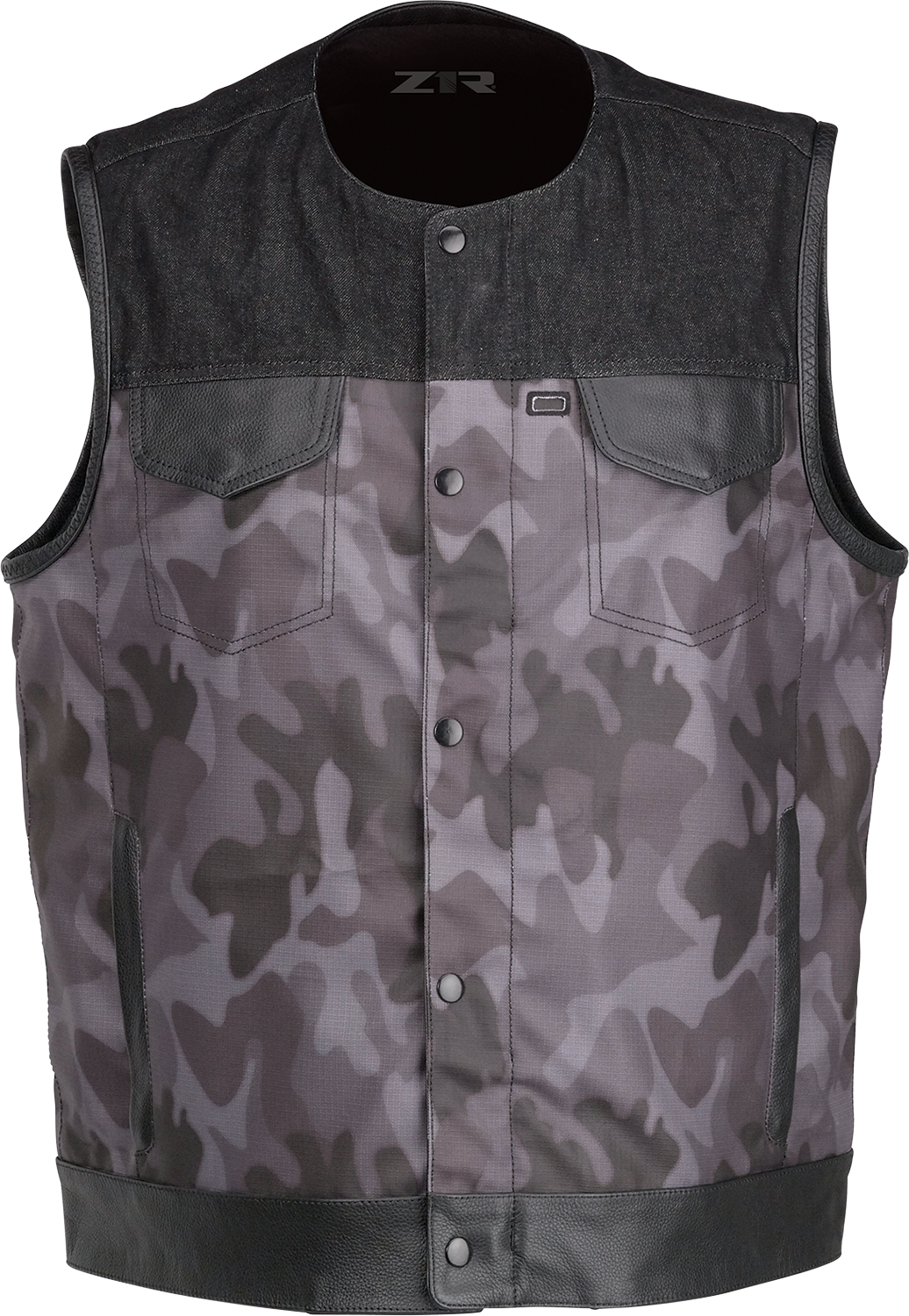 Z1R Nightfire Camo Vest - Black/Gray - 5XL 2830-0631