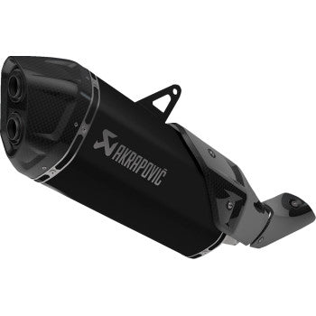 AKRAPOVIC Slip-On Line Muffler - Titanium - CRF1100L 2024 - Black S-H11SO4-HAFT