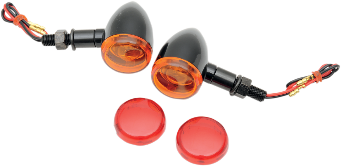 DRAG SPECIALTIES Mini-Duece Marker Light Kit - Amber/Red 20-6390BA/RI