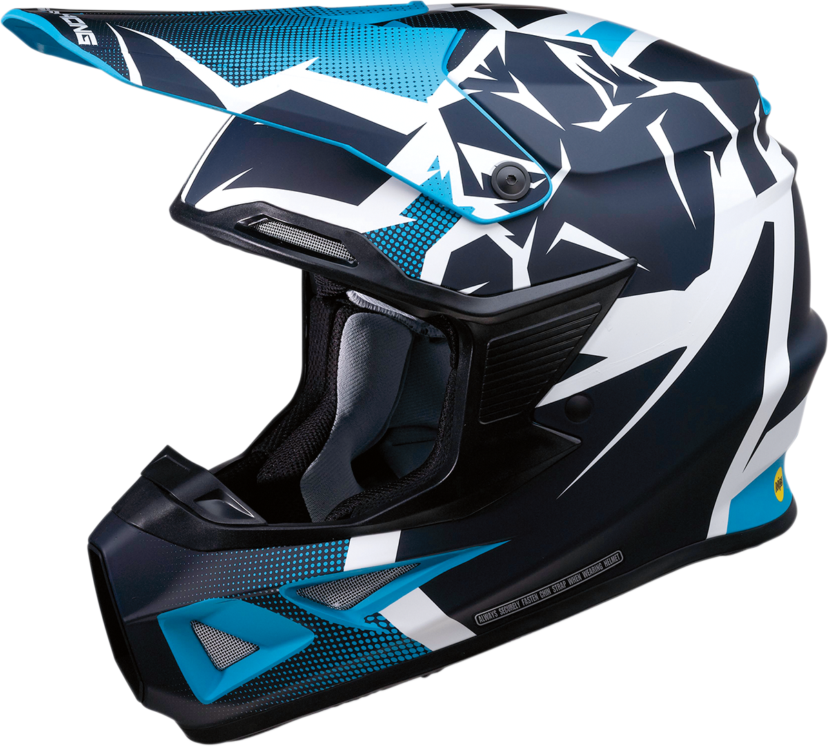 MOOSE RACING F.I. Helmet - Agroid™ - MIPS® - Navy/Light Blue - 2XL 0110-6710