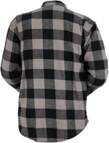 Z1R Duke Flannel Shirt - Gray/Black - Medium 3040-2546