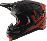 ALPINESTARS Supertech M8 Motorcycle Helmet - Echo - MIPS® - Black/Red/Gloss - Small 8302621-1116-SM