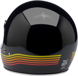 BILTWELL Gringo Motorcycle Helmet - Gloss Black Spectrum - Small 1002-536-102