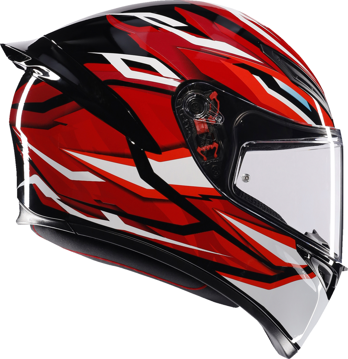 AGV K1 S Motorcycle Helmet - Lion - Black/Red/White - Small 2118394003-035-S