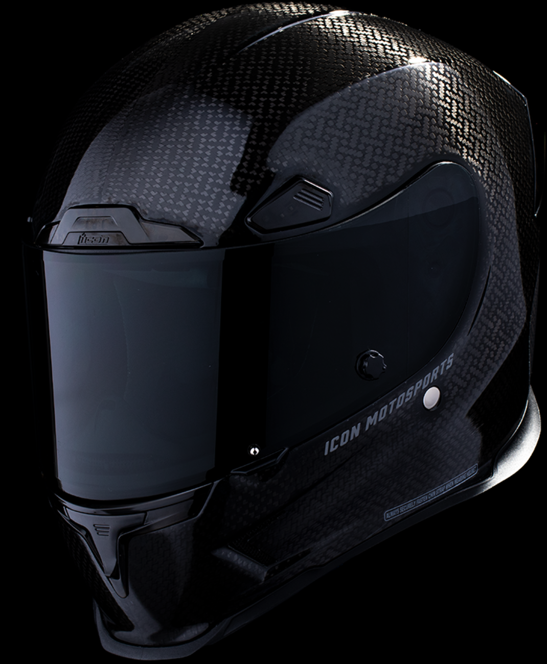 ICON Airframe Pro™ Motorcycle Helmet - Carbon 4Tress - Black - XS 0101-16652