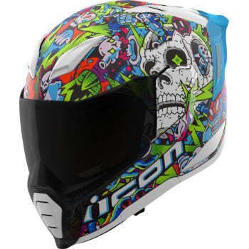 ICON Ultraflite Helmet - Doodle 3 - MIPS® - Blue - XS 0101-17972