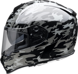 Z1R Warrant Motorcycle Helmet - Camo - Black/Gray - Large 0101-14368