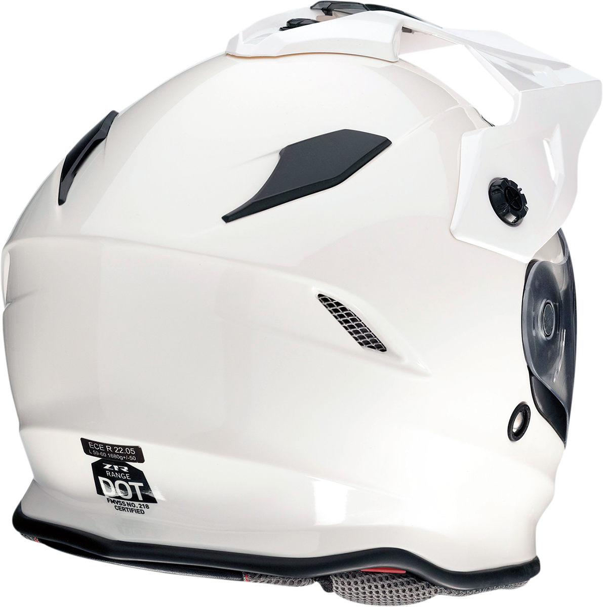 Z1R Range Dual Sport Motorcycle Helmet - White - XS 0101-10889