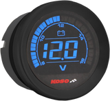 KOSO NORTH AMERICA 2" Voltmeter Gauge - Black BA050310