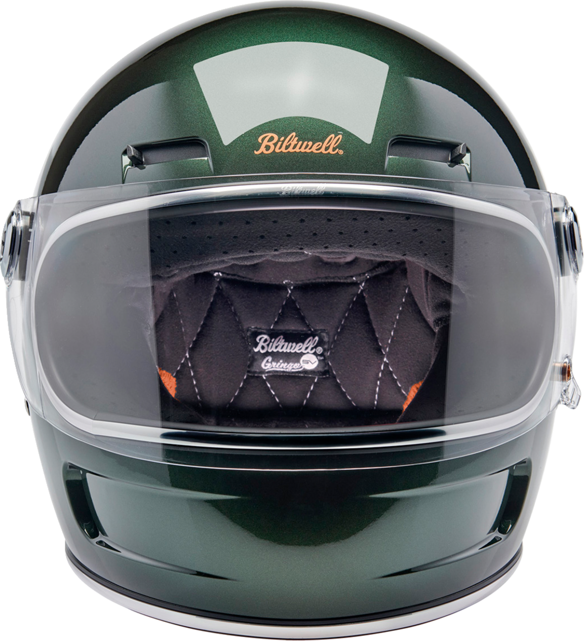 BILTWELL Gringo SV Motorcycle Helmet - Metallic Sierra Green - Small 1006-324-502