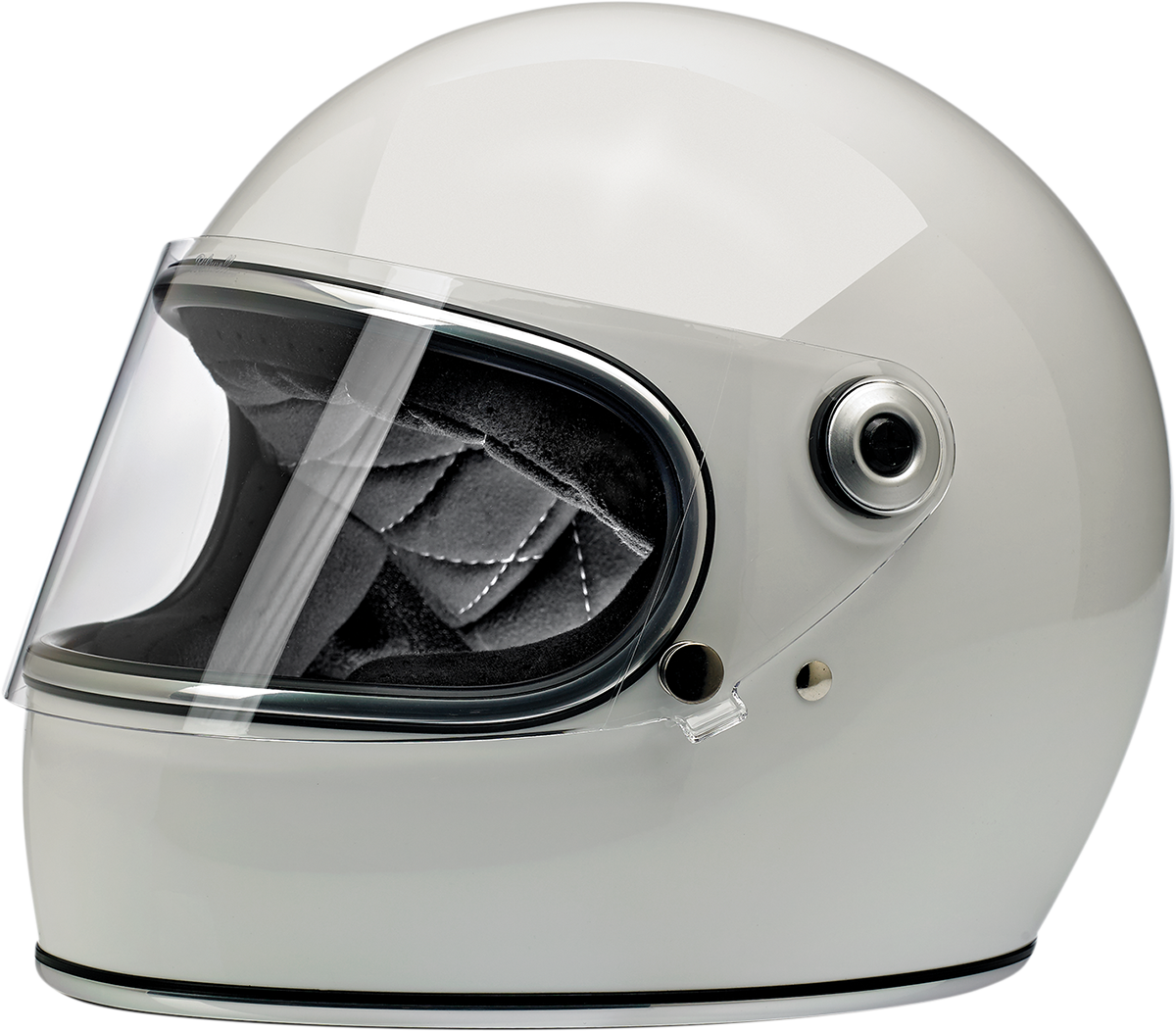 BILTWELL Gringo S Motorcycle Helmet - Gloss White - XS 1003-804-101