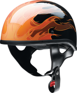 Z1R CC Beanie Motorcycle Helmet - Hellfire - Orange - Small 0103-1346