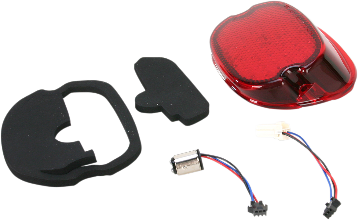 DRAG SPECIALTIES Taillight - Bottom Tag Light - Red L24-0436DRLED