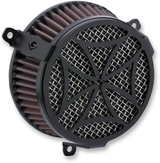 COBRA Air Filter - Cross - Black 606-0101-02B-SB