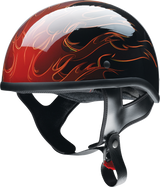 Z1R CC Beanie Motorcycle Helmet - Hellfire - Red - Small 0103-1325