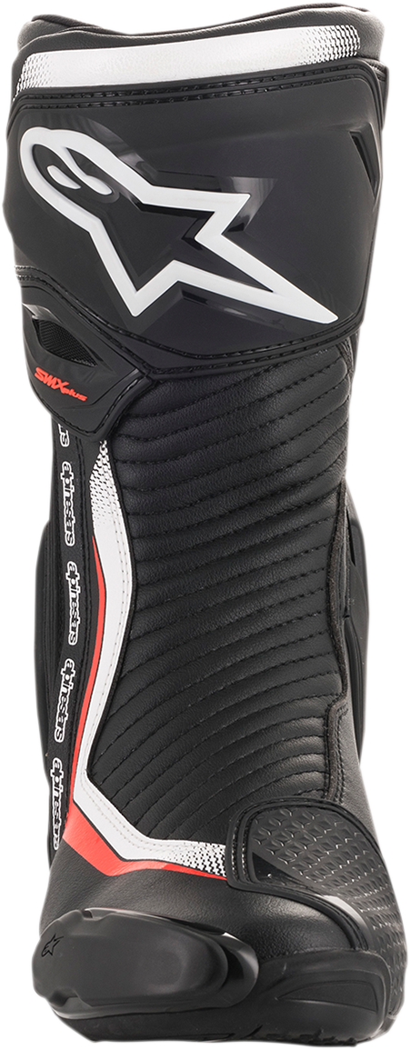 ALPINESTARS SMX+ Boots - Black/White/Red Fluorescent - US 9.5 / EU 44 2221019-1231-44