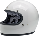 BILTWELL Gringo Motorcycle Helmet - Gloss White - Medium 1002-517-103