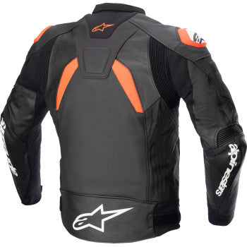 ALPINESTARS GP Plus R v4 Leather Jacket - Black/Red Fluo/White - US 50 / EU 60 3100524-1321-60