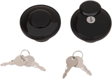 DRAG SPECIALTIES Gas Cap - Non-Vented Locking - Black 03-0320AB-B