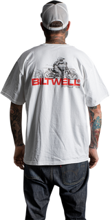 BILTWELL Spare Parts T-Shirt - White - Small 8101-054-002