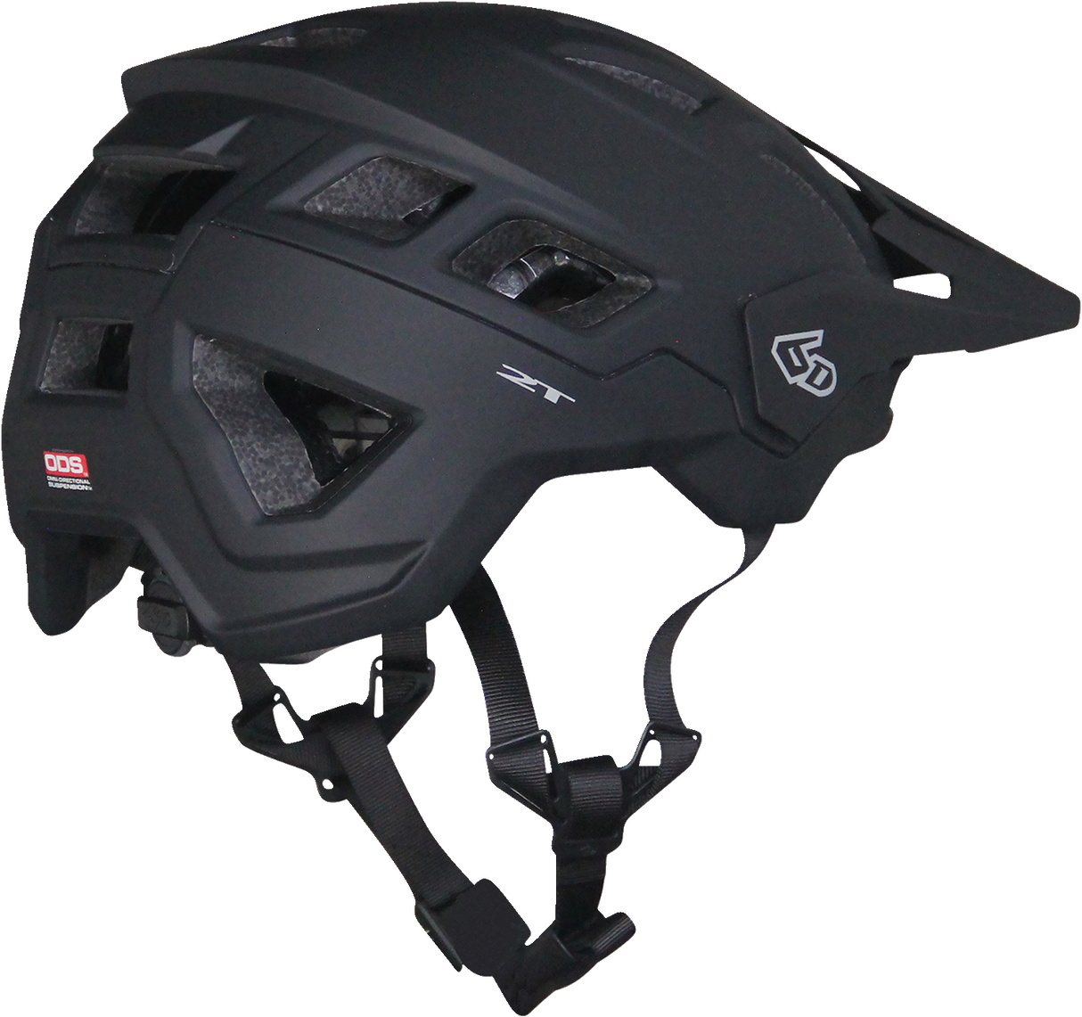 6D ATB-2T Bicycle Helmet - Ascent - Black Matte - XL/2XL 23-0008